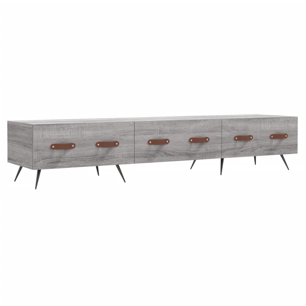 vidaXL Televizoriaus spintelė, pilka ąžuolo, 150x36x30cm, mediena-image-8720845944995