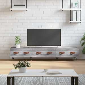 TV skříňka šedá sonoma 150 x 36 x 30 cm kompozitní dřevo - obrázek 1