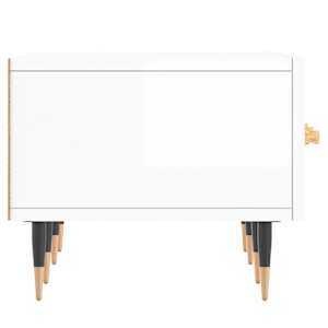 TV skříňka bílá s vysokým leskem 150x36x30 cm kompozitní dřevo - obrázek 7
