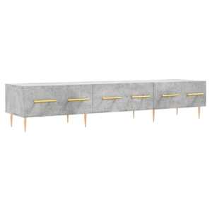 TV skříňka betonově šedá 150 x 36 x 30 cm kompozitní dřevo - obrázek 2