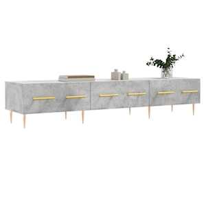 TV skříňka betonově šedá 150 x 36 x 30 cm kompozitní dřevo - obrázek 3