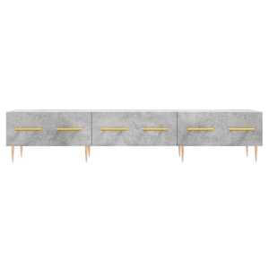 TV skříňka betonově šedá 150 x 36 x 30 cm kompozitní dřevo - obrázek 5