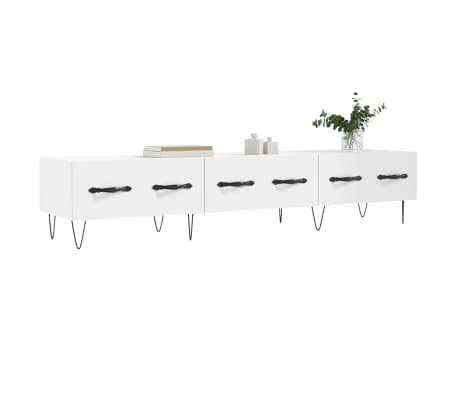 vidaXL Έπιπλο Τηλεόρασης Λευκό 150x36x30 εκ. από Επεξεργασμένο Ξύλο