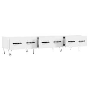 TV skříňka bílá 150 x 36 x 30 cm kompozitní dřevo - obrázek 6