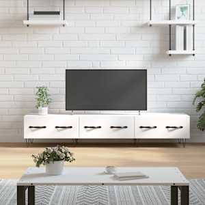 TV skříňka bílá 150 x 36 x 30 cm kompozitní dřevo
