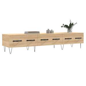 vidaXL TV-Schrank Sonoma-Eiche 150x36x30 cm Holzwerkstoff