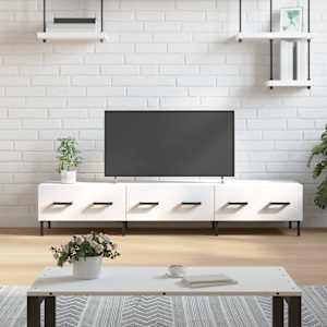 TV skříňka bílá 150 x 36 x 30 cm kompozitní dřevo - obrázek 1