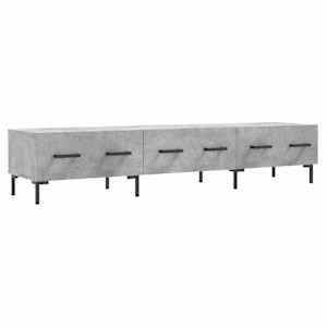 TV skříňka betonově šedá 150 x 36 x 30 cm kompozitní dřevo - obrázek 2