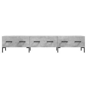 TV skříňka betonově šedá 150 x 36 x 30 cm kompozitní dřevo - obrázek 5