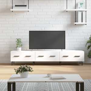TV skříňka bílá 150 x 36 x 30 cm kompozitní dřevo - obrázek 1