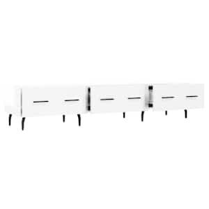 TV skříňka bílá s vysokým leskem 150x36x30 cm kompozitní dřevo - obrázek 6