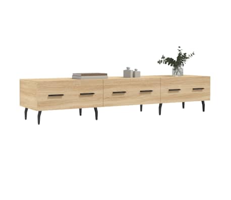 vidaXL TV omarica sonoma hrast 150x36x30 cm inženirski les
