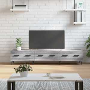 TV skříňka šedá sonoma 150 x 36 x 30 cm kompozitní dřevo - obrázek 1