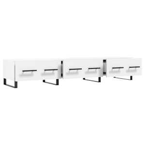 TV skříňka bílá 150 x 36 x 30 cm kompozitní dřevo - obrázek 6