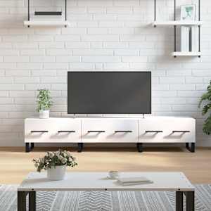 TV skříňka bílá 150 x 36 x 30 cm kompozitní dřevo - obrázek 1