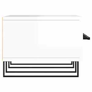 TV skříňka bílá s vysokým leskem 150x36x30 cm kompozitní dřevo - obrázek 7
