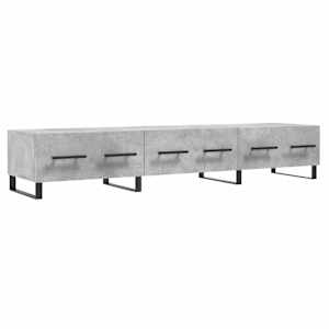 TV skříňka betonově šedá 150 x 36 x 30 cm kompozitní dřevo - obrázek 2