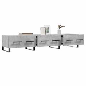 TV skříňka betonově šedá 150 x 36 x 30 cm kompozitní dřevo - obrázek 4
