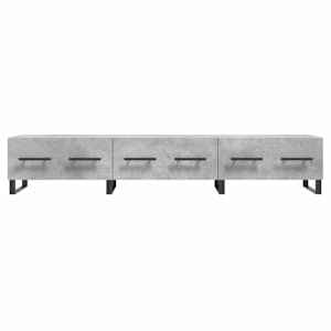 TV skříňka betonově šedá 150 x 36 x 30 cm kompozitní dřevo - obrázek 5