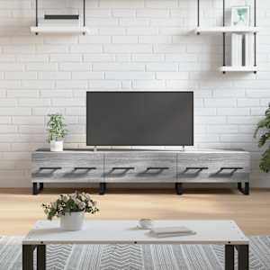 TV skříňka šedá sonoma 150 x 36 x 30 cm kompozitní dřevo - obrázek 1