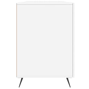 Psací stůl bílý 140 x 50 x 75 cm kompozitní dřevo - obrázek 7