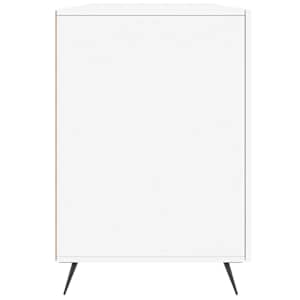 Psací stůl bílý s vysokým leskem 140x50x75 cm kompozitní dřevo - obrázek 7