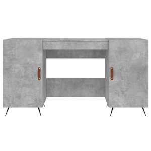 Psací stůl betonově šedý 140 x 50 x 75 cm kompozitní dřevo - obrázek 6