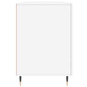 Psací stůl bílý 140 x 50 x 75 cm kompozitní dřevo - obrázek 7