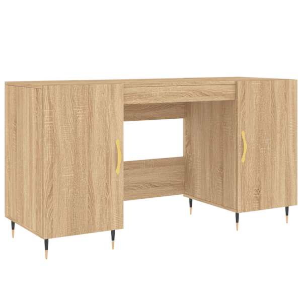 vidaXL kirjutuslaud, Sonoma tamm, 140 x 50 x 75 cm, tehispuit