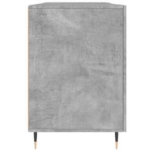 Psací stůl betonově šedý 140 x 50 x 75 cm kompozitní dřevo - obrázek 7