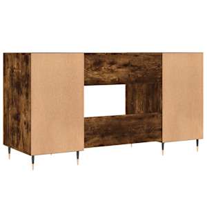 Psací stůl kouřový dub 140 x 50 x 75 cm kompozitní dřevo - obrázek 8