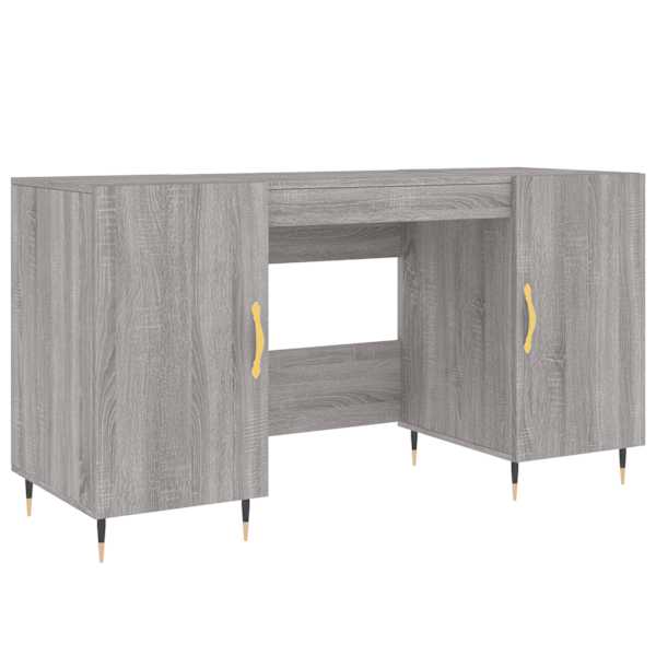 vidaXL kirjutuslaud, hall Sonoma tamm, 140 x 50 x 75 cm, tehispuit
