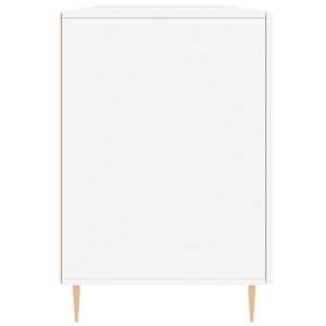 Psací stůl bílý 140 x 50 x 75 cm kompozitní dřevo - obrázek 7