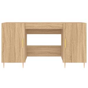 Psací stůl dub sonoma 140 x 50 x 75 cm kompozitní dřevo - obrázek 6