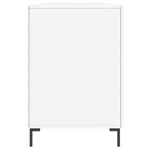 Psací stůl bílý 140 x 50 x 75 cm kompozitní dřevo - obrázek 7