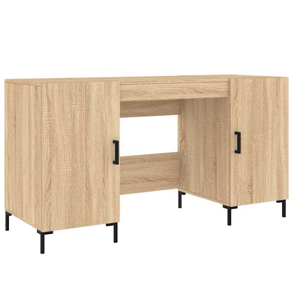 vidaXL kirjutuslaud, Sonoma tamm, 140 x 50 x 75 cm, tehispuit