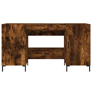 Psací stůl kouřový dub 140 x 50 x 75 cm kompozitní dřevo - obrázek 6