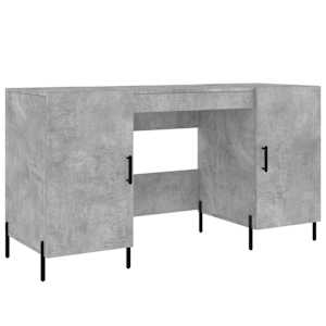 Psací stůl betonově šedý 140 x 50 x 75 cm kompozitní dřevo - obrázek 2