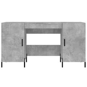 Psací stůl betonově šedý 140 x 50 x 75 cm kompozitní dřevo - obrázek 6