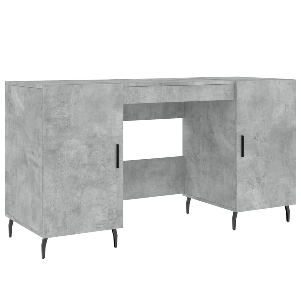 vidaXL Psací stůl betonově šedý 140 x 50 x 75 cm kompozitní dřevo