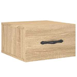 Nástěnné noční stolky 2 ks dub sonoma 35 x 35 x 20 cm - obrázek 5