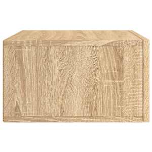 Nástěnné noční stolky 2 ks dub sonoma 35 x 35 x 20 cm - obrázek 8