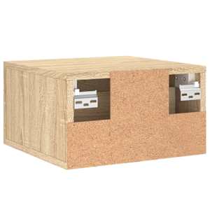 Nástěnné noční stolky 2 ks dub sonoma 35 x 35 x 20 cm - obrázek 9