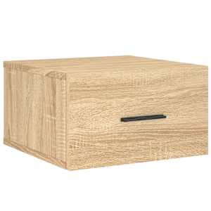 Nástěnné noční stolky 2 ks dub sonoma 35 x 35 x 20 cm - obrázek 5