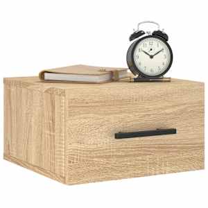 Nástěnné noční stolky 2 ks dub sonoma 35 x 35 x 20 cm - obrázek 3