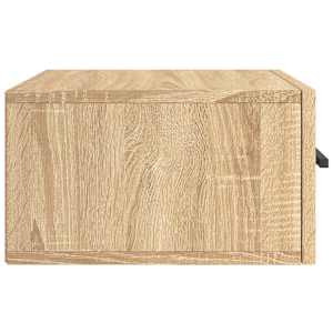 Nástěnné noční stolky 2 ks dub sonoma 35 x 35 x 20 cm - obrázek 8
