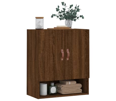 vidaXL Armadietto a Muro Rovere Marrone 60x31x70 cm Legno Multistrato