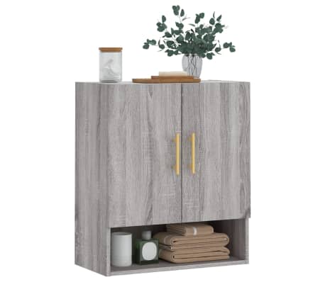 vidaXL Ντουλάπι Τοίχου Γκρι Sonoma 60 x 31 x 70 εκ. από Επεξεργ. Ξύλο