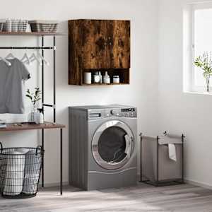 Stenska omarica dimljeni hrast 60x31x70 cm inženirski les