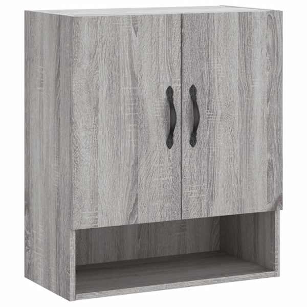 vidaXL seinakapp, hall Sonoma tamm, 60 x 31 x 70 cm, tehispuit